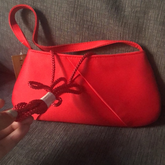 Red La Regale Purse with Tags - Picture 7 of 9